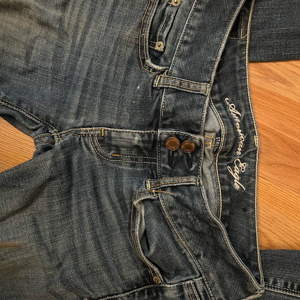 Low waisted flare jeans